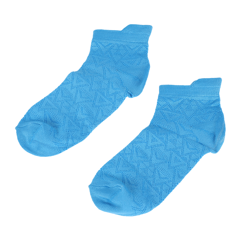 Dam supermjuk mikrofiber nylon argyle mönstrade lågskurna sneakerstrumpor
