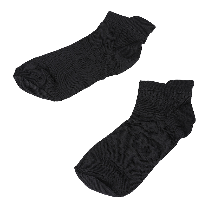 Dam supermjuk mikrofiber nylon argyle mönstrade lågskurna sneakerstrumpor