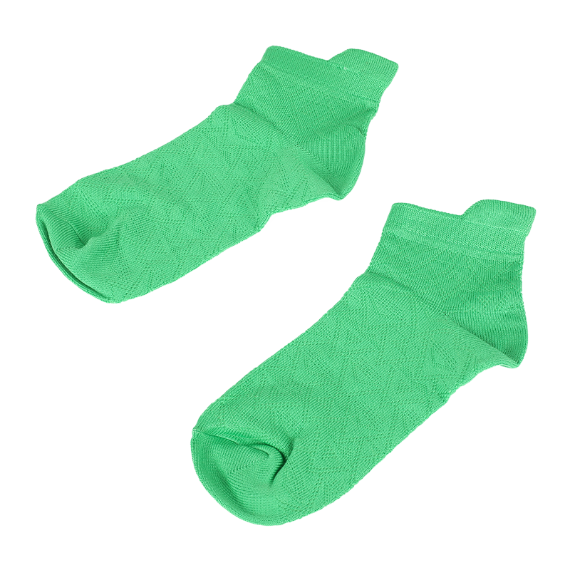 Dam supermjuk mikrofiber nylon argyle mönstrade lågskurna sneakerstrumpor