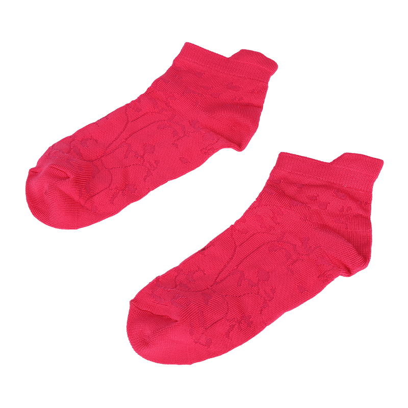 dam supermjuk mikrofiber nylon blommönster lågskurna sneaker ankelstrumpor