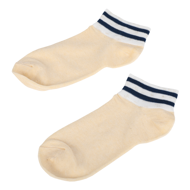 Gratis design anpassad logotyp män klassiska ankel strumpor lågpris med randig passform, strumpor